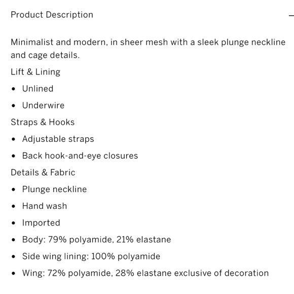 NWT! Victoria’s Secret “Luxe Lingerie” Plunge Bra - Picture 6 of 6